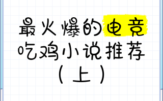 绝地求生最好看的小说推荐-绝地求生小说中哪些故事最吸引人