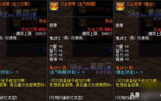 DNF念帝白金徽章大全攻略-DNF念帝白金徽章获取方式与属性解析