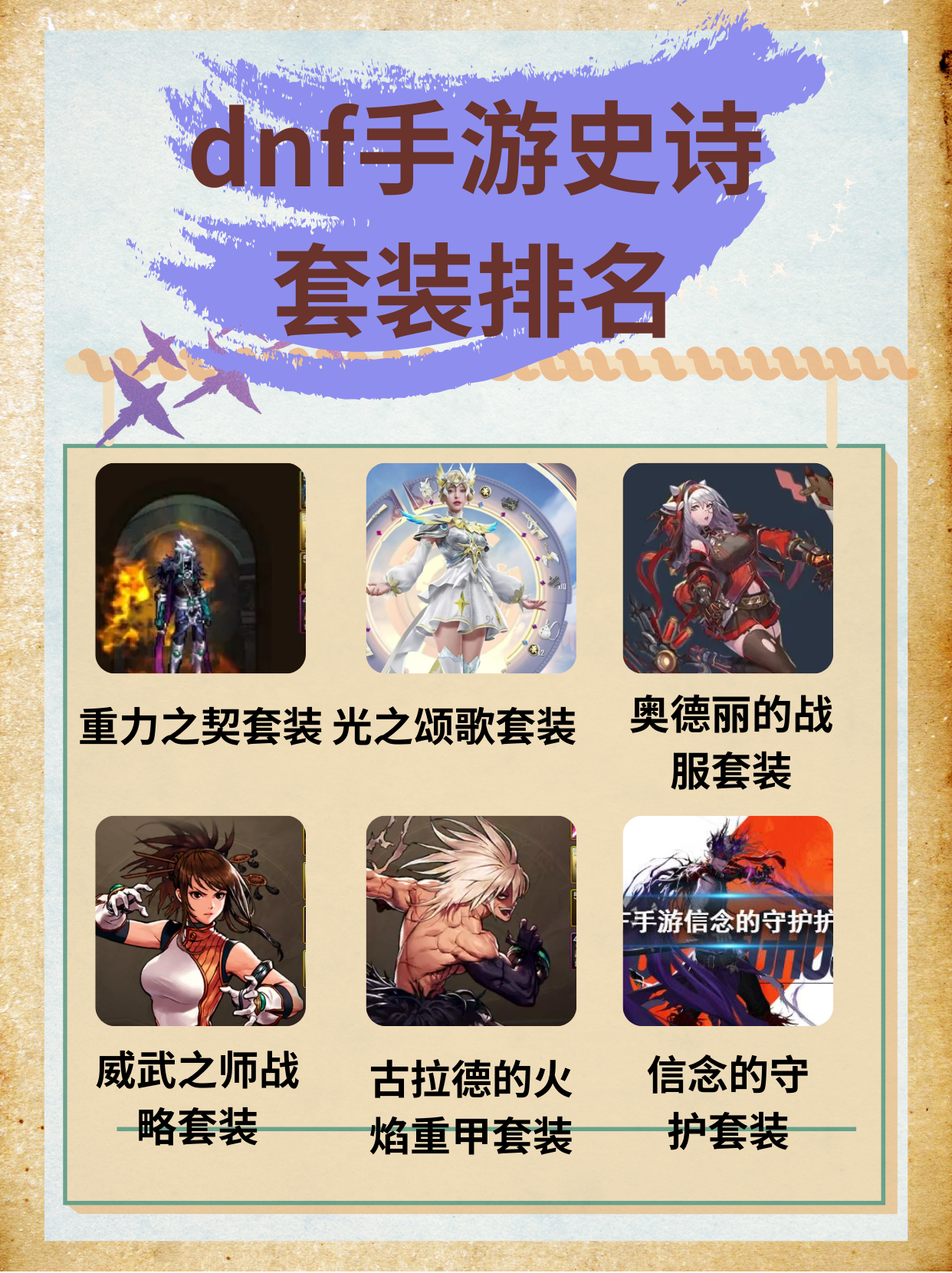 DNF手游史诗大全：最强装备全解析-DNF手游史诗装备获取方法与属性对比