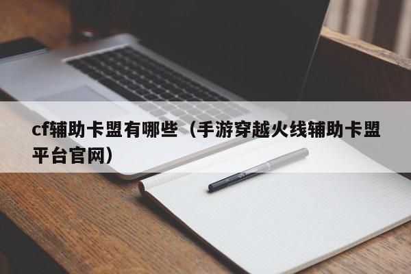 cf辅助卡盟有哪些（手游穿越火线辅助卡盟平台官网）